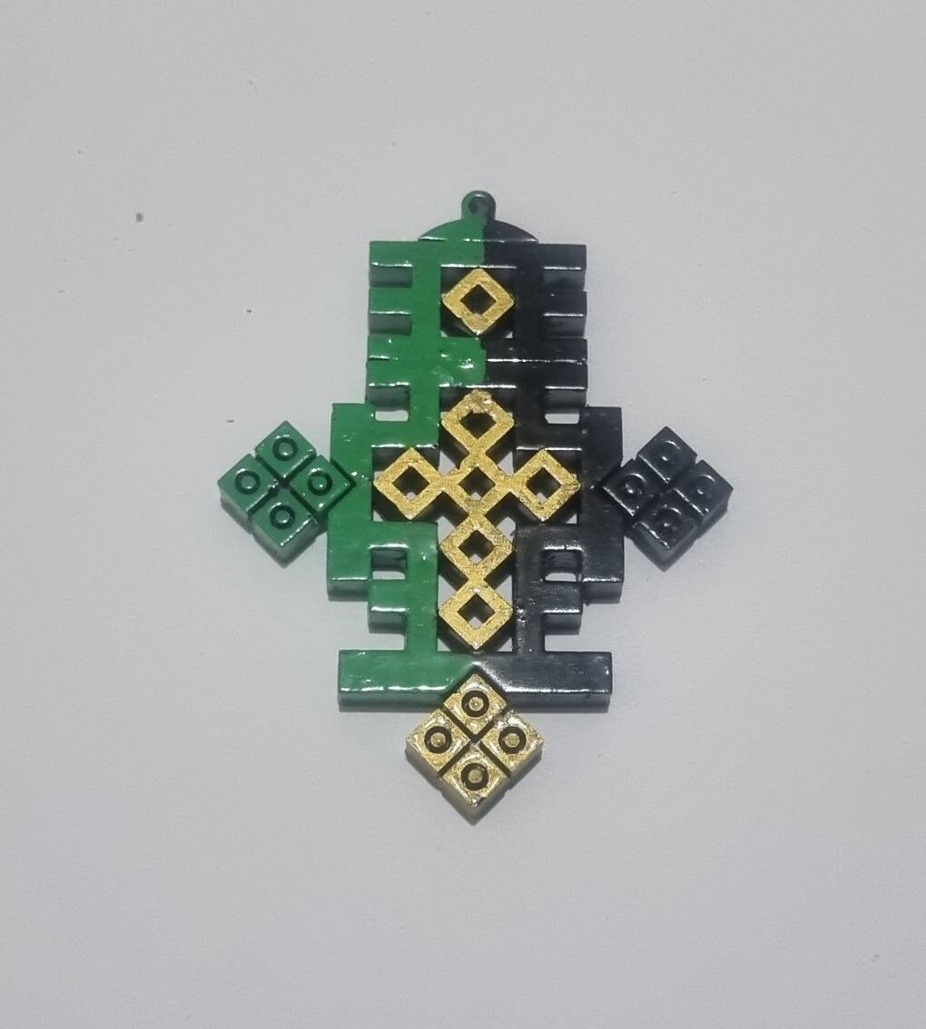 Ethiopian cross fridge magnet, 3d printed African art, christian gift idea, love ethiopia, east african symbol,religious home decoration