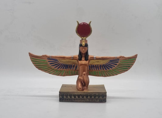 Goddess Isis, san fransisco statuette, 3d print Egyptian statue, African art and culture,Egypt god sculpture, winged goddess figurine