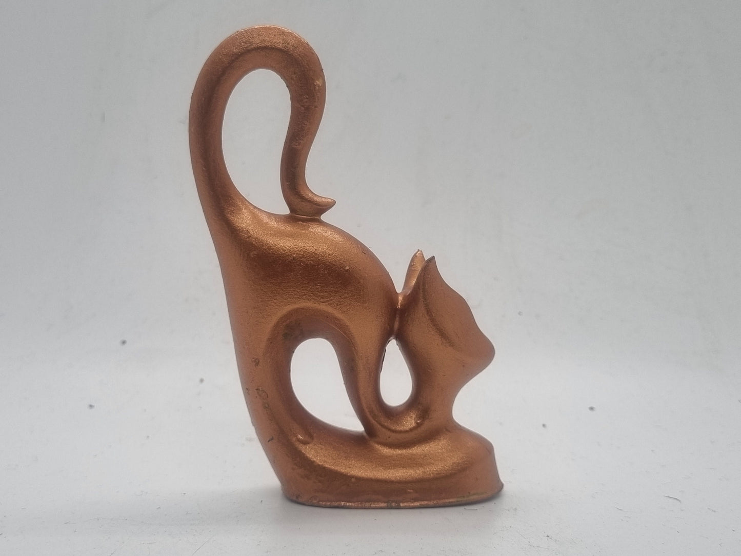 Copper African cat figurines,  3d printed statue, Singular or paired, African art and culture, Egyptian cat decor,ancient egyptian gift idea