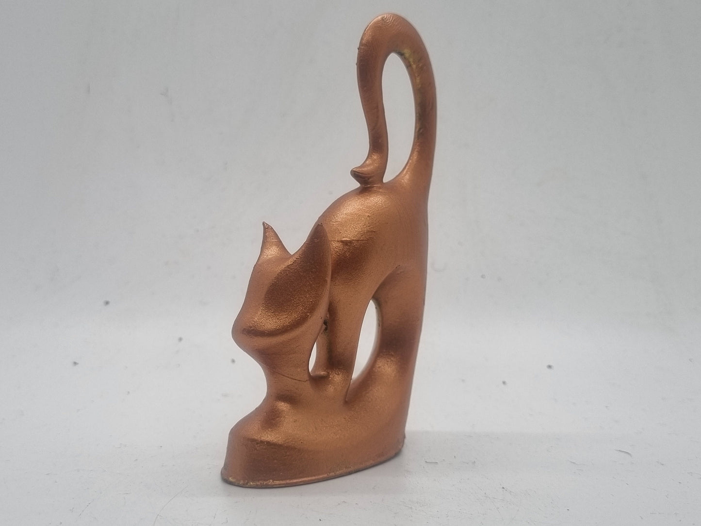 Copper African cat figurines,  3d printed statue, Singular or paired, African art and culture, Egyptian cat decor,ancient egyptian gift idea