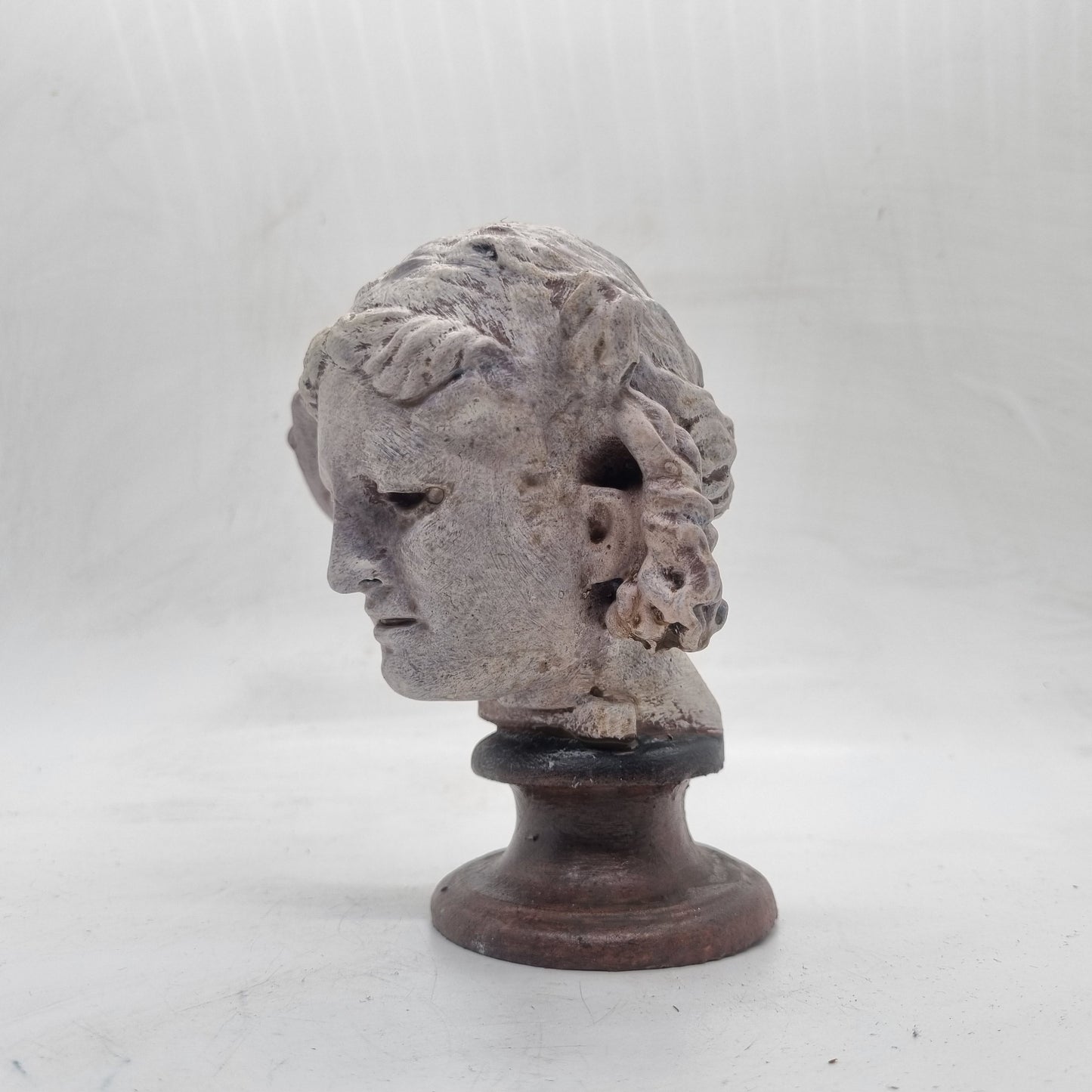 Hypnos head bust, 3d printed statue, greek statuette, bronze mythical winged creature, greek mythology figurine, god of dreams, sleep god