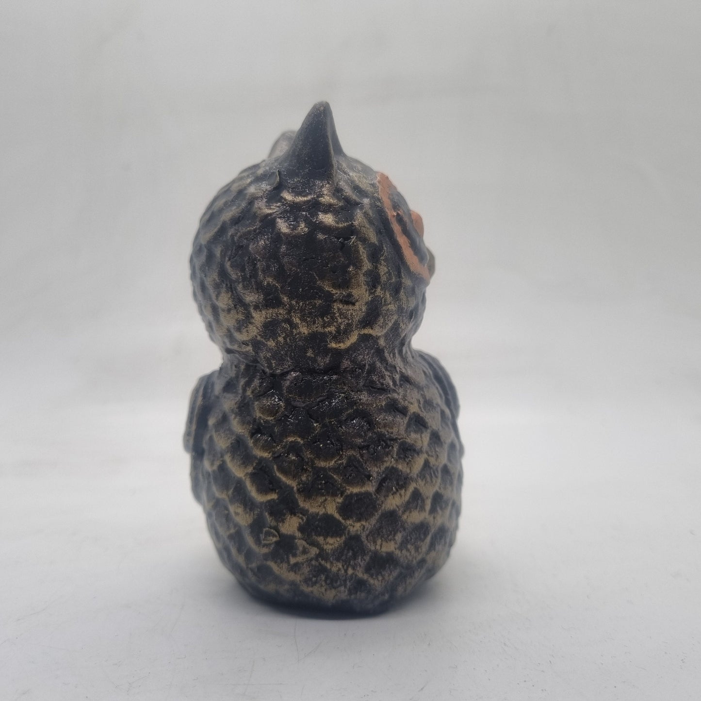 Ornate bronze owl, 3d printed Owl statue, resin animal figurine, wildlife ornament, cute owl bust, owl gift idea, wildlife lover statuette