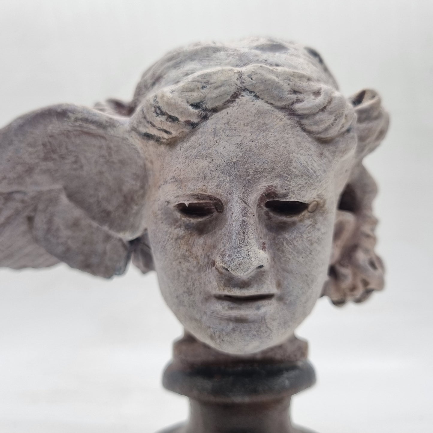 Hypnos head bust, 3d printed statue, greek statuette, bronze mythical winged creature, greek mythology figurine, god of dreams, sleep god