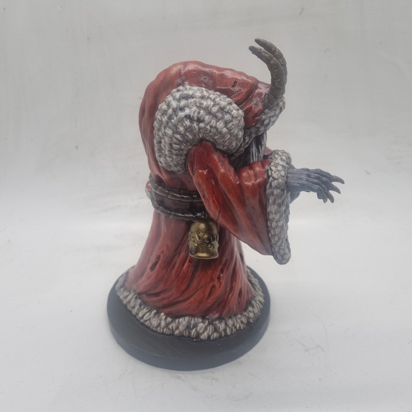 Krampus statuette, 3d printed christmas horror statue, xmas legend, festive decor, krampus ornament,  evil santa claus, resin yuletide bust